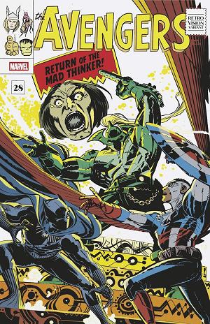 Avengers #28 WES CRAIG RETRO VISION cover