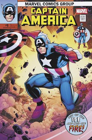 Captain America #1 NICK BRADSHAW RETRO VISION cover