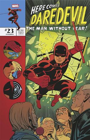 Daredevil #23 LEO ROMERO RETRO VISION cover