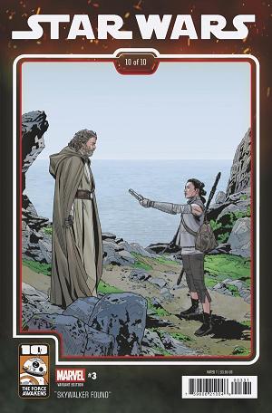 Star Wars #3 CHRIS SPROUSE THE FORCE AWAKENS 10TH ANN cover