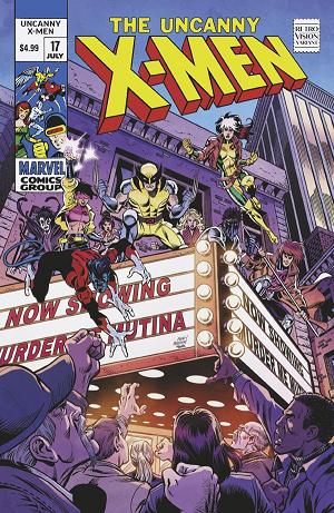 Uncanny X-Men #17 RON FRENZ RETRO VISION cover