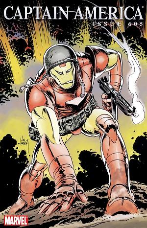 Captain America #605 Iron Man By Design Variant cover