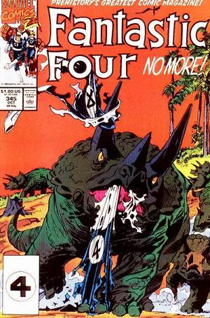 Fantastic Four #345 cover