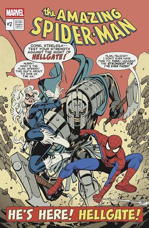 Amazing Spider-Man #7 LEO ROMERO RETRO VISION cover
