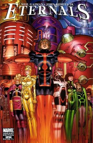 Eternals #7 John Romita Jr. Variant cover