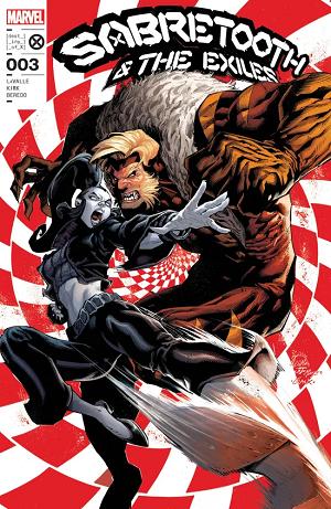 Sabretooth & The Exiles #3 cover
