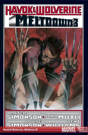Havok And Wolverine: Meltdown #3 cover