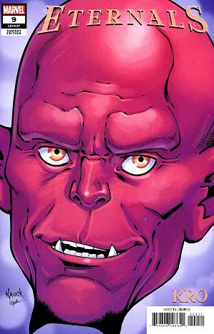 Eternals #9 TODD NAUCK HEADSHOT VARIANT cover