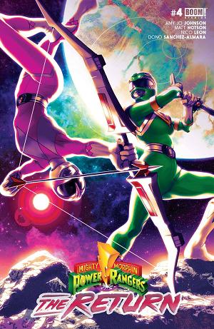 Mighty Morphin Power Rangers The Return #4 CVR A MONT cover