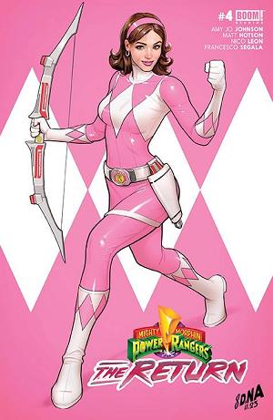 Mighty Morphin Power Rangers The Return #4 CVR B NAKA cover