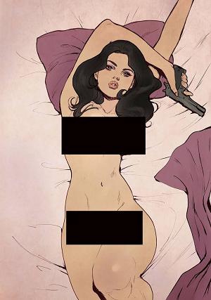 Gun Honey Collision Course #1 CVR G DARNELL NUDE BAGGED (MR) cover
