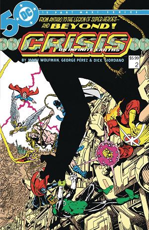 Crisis On Infinite Earths #2 CVR B PEREZ FOIL cover
