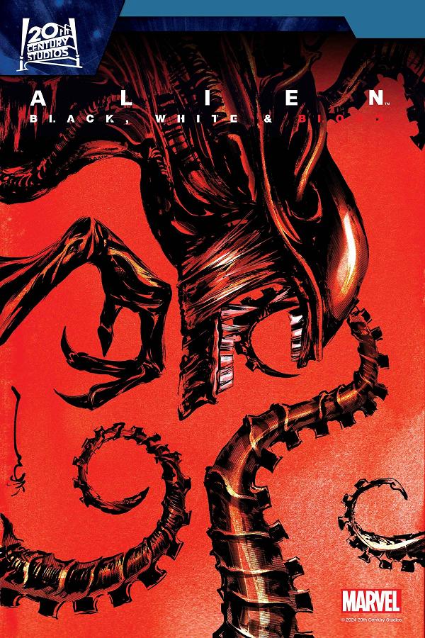 Alien: Black, White & Blood #4 cover by Dustin Nguyen