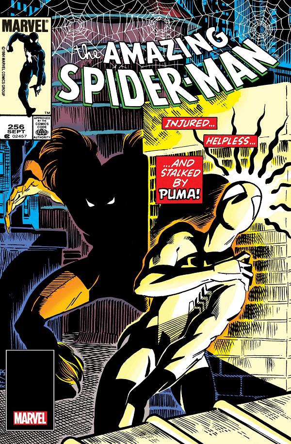 Amazing Spider-Man #256 cover by Ron Frenz