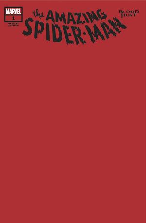 Blood Hunt: Amazing Spider-Man #1 BLOOD RED BLANK cover
