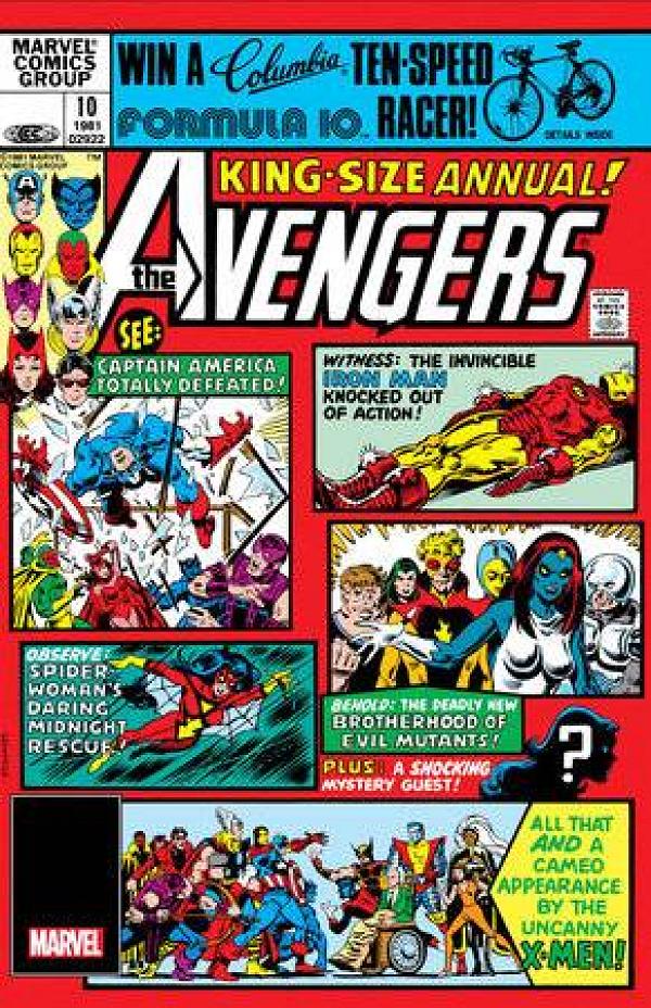 Avengers Annual #10 FACSIMILE ED FOIL cover