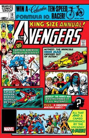 Avengers Annual #10 FACSIMILE ED FOIL cover