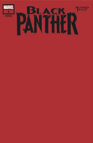 Blood Hunt: Black Panther #1 BLOOD RED BLANK cover