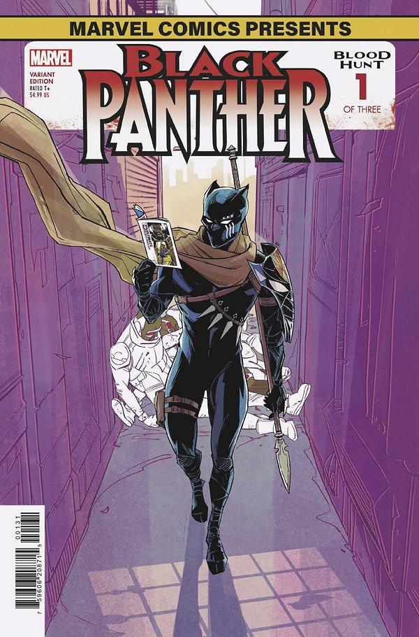 Blood Hunt: Black Panther #1 WU MARVEL COMICS PRESENTS cover