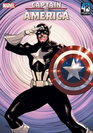 Captain America #9 LEINIL YU BLACK COSTUME cover