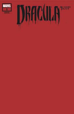 Blood Hunt: Dracula #1 BLOOD RED BLANK cover