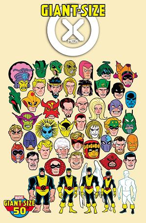 Giant-Size X-Men #1 DAVE BARDIN DEADLY FOES cover