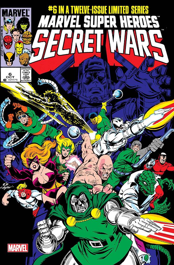Marvel Super Heroes: Secret Wars #6 FACSIMILE ED FOIL cover