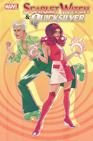 Scarlet Witch & Quicksilver #4 MARGUERITE SAUVAGE cover