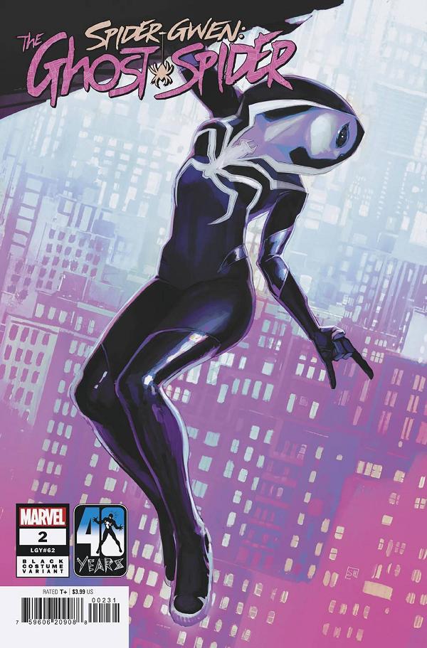 Spider-Gwen: Ghost-Spider #2 STEPHANIE HANS BLACK COSTUME cover