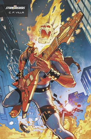 Spider-Punk: Arms Race #4 CF VILLA STORMBREAKERS cover