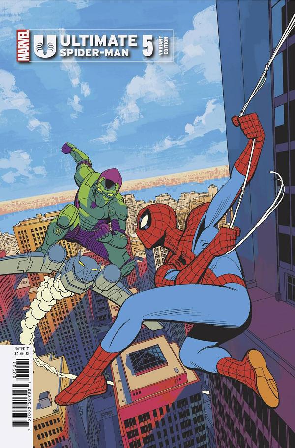 Ultimate Spider-Man #5 variant cover by Leonardo Romero