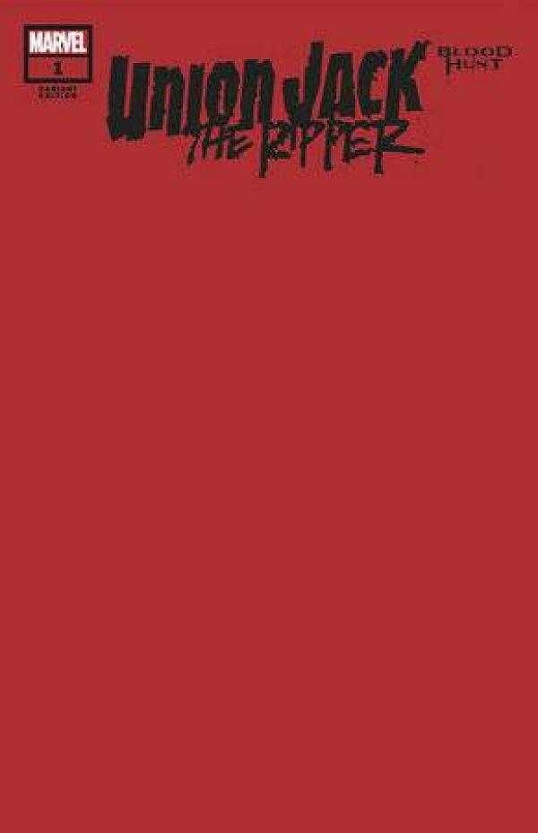Blood Hunt: Union Jack The Ripper #1 BLOOD RED BLANK cover