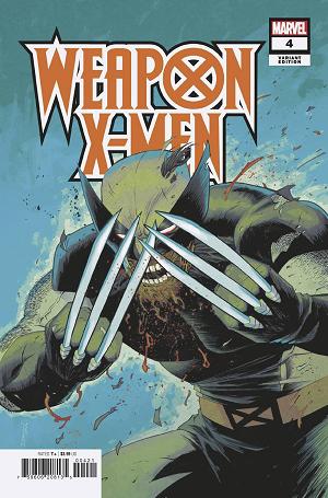 Weapon X-Men #4 DECLAN SHALVEY cover