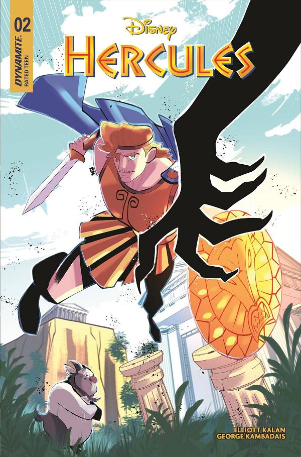 Hercules #2 variant cover by George Kambadais