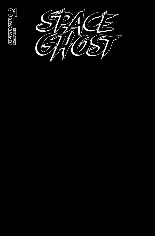 Space Ghost #1 variant cover by Blank Cover