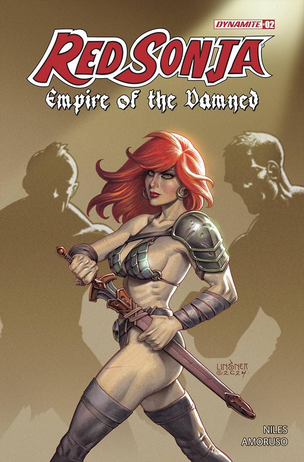 Red Sonja Empire Damned #2 variant cover by Joseph Michael Linsner