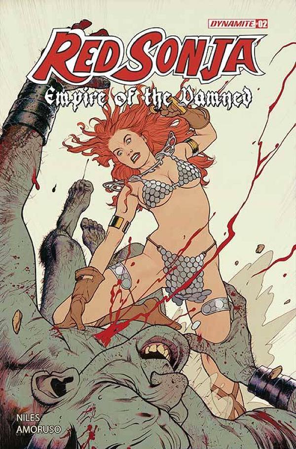 Red Sonja Empire Damned #2 variant cover by Joshua Middleton