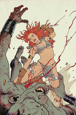 Red Sonja Empire Damned #2 CVR F MIDDLETON LTD VIRGIN cover