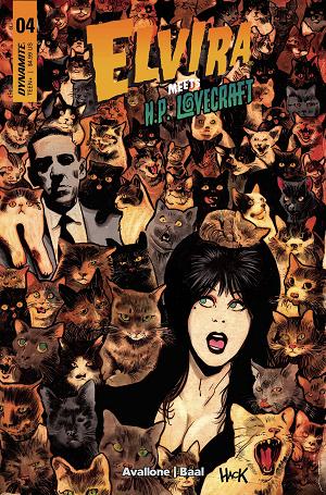 Elvira Meets Hp Lovecraft #4 CVR C HACK cover