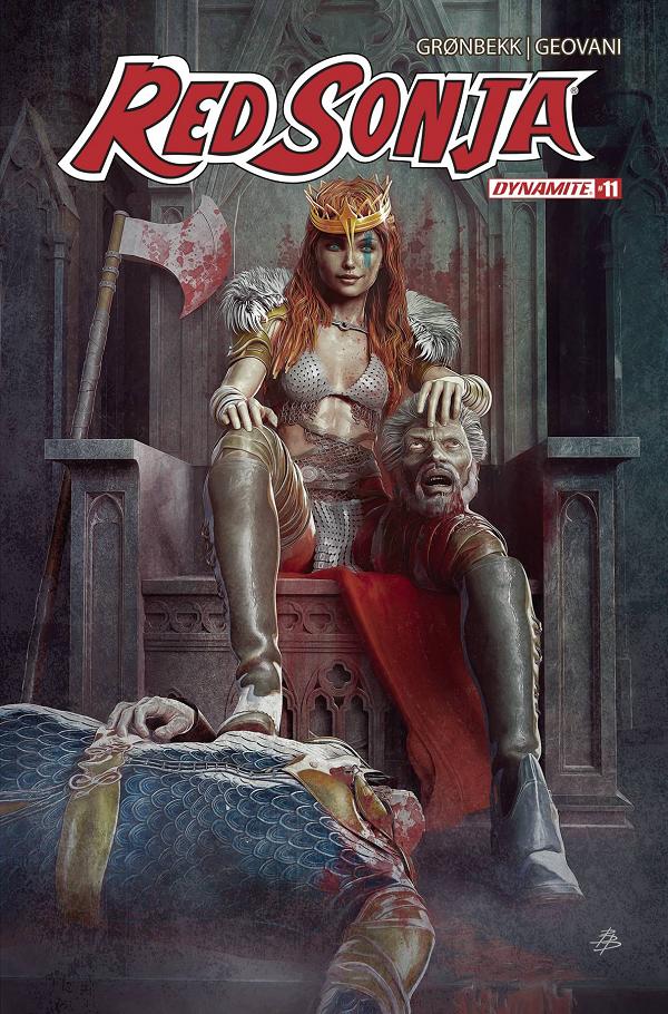 Red Sonja 2023 #11 variant cover by Bjorn Barends