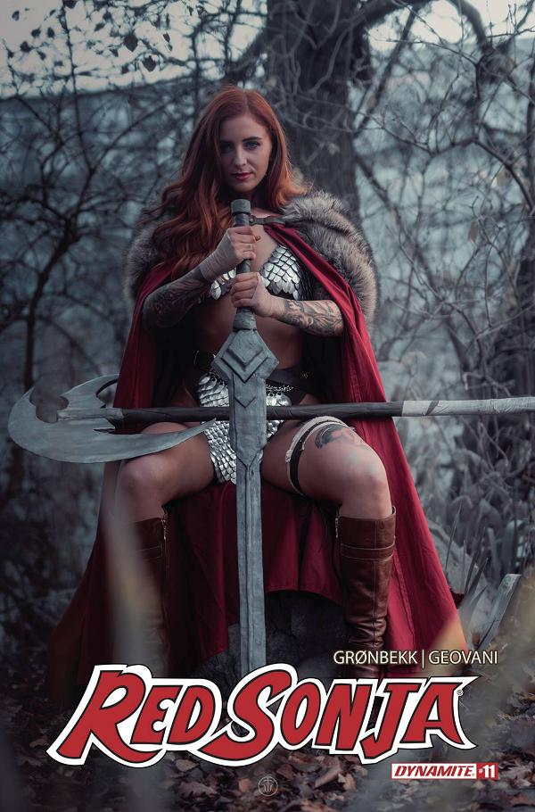 Red Sonja 2023 #11 variant cover by Cosplay