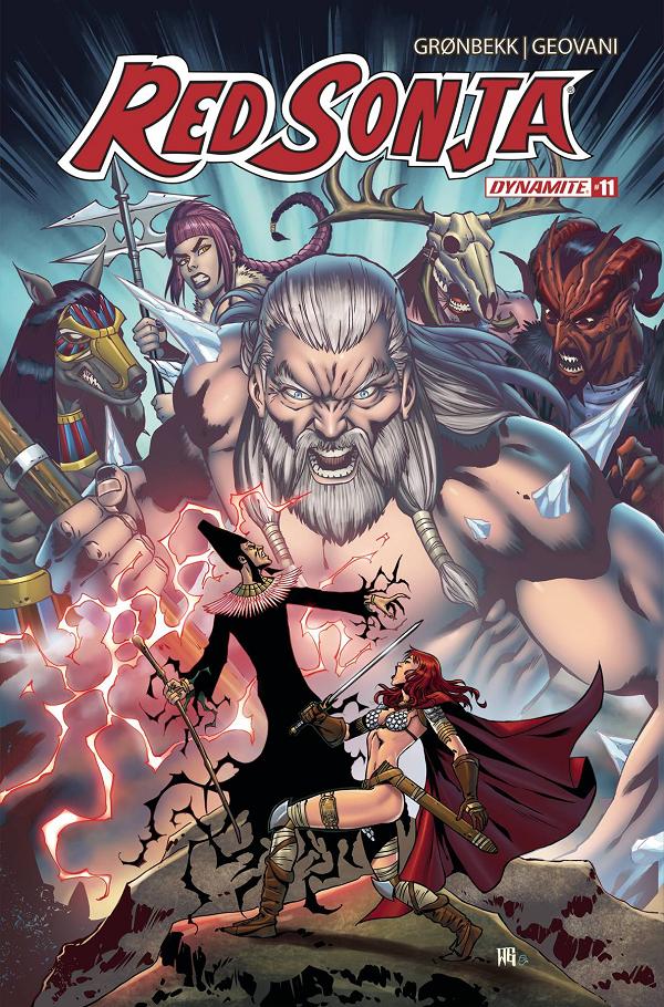 Red Sonja 2023 #11 variant cover by Walter Geovani