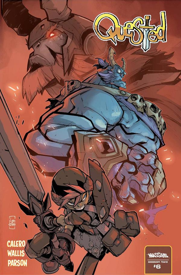 Quested Season 2 #6 cover by Ludo Lullabi