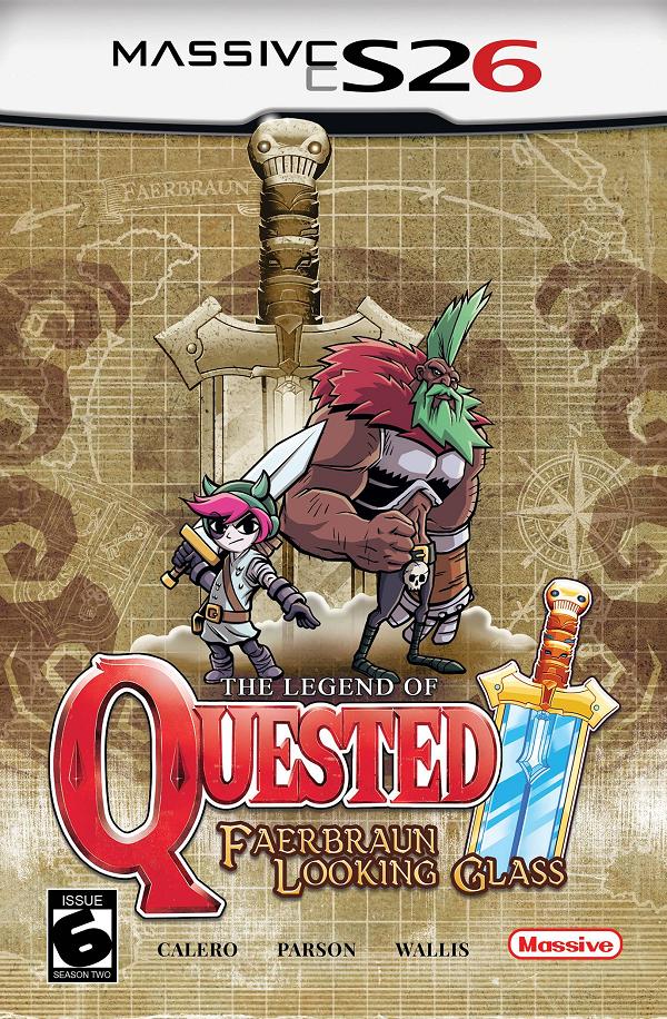 Quested Season 2 #6 variant cover by Trevor Richardson