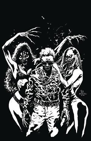 Tom Holland Fright Night Evil Ed Rising #1 CVR D B&W VIRGIN cover