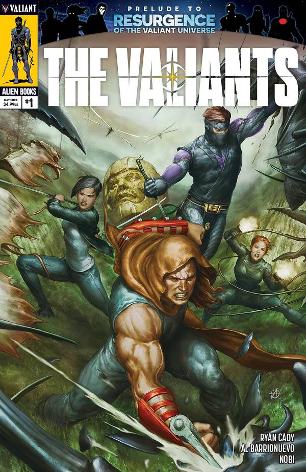 Valiants (2024) #1 cover by Agustin Alessio