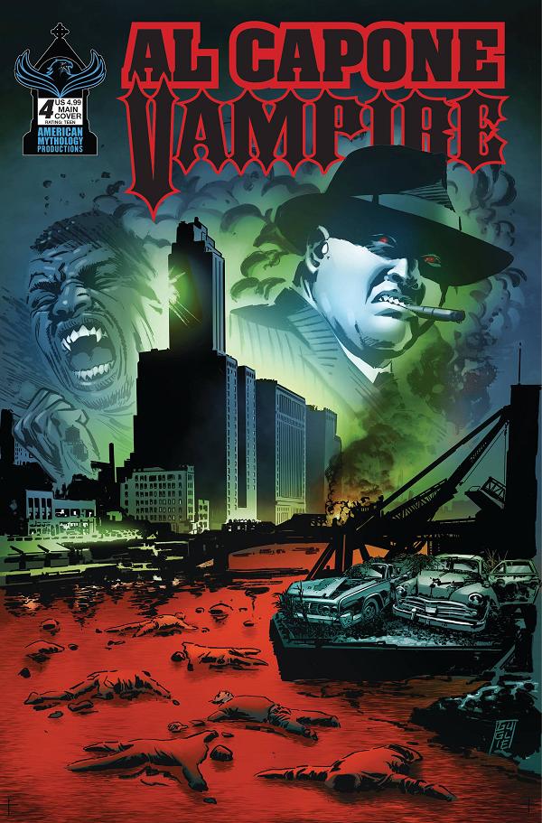 Al Capone Vampire #4 cover by Simone Guglielmini