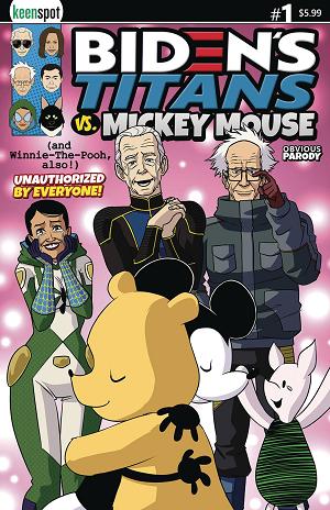 Bidens Titans Vs Mickey Mouse (Unauth) #1 CVR D MICK & POOH cover