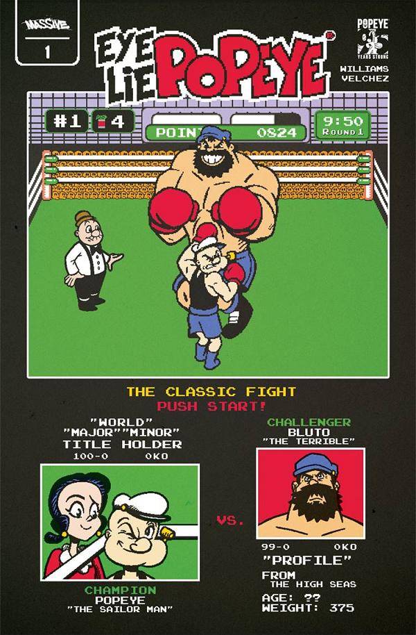 Eye Lie Popeye #1 variant cover by TBD