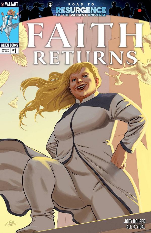 Faith Returns #1 cover by Luca Erbetta